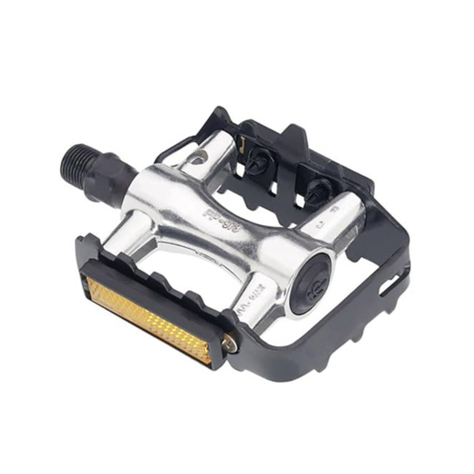 City-/Comfort-Pedal PD-C01 Alu, Gummiauflage, silb /schw