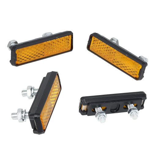 Pedal Reflektoren zum Schrauben Satz=4 St�ck StVZO zugelassen