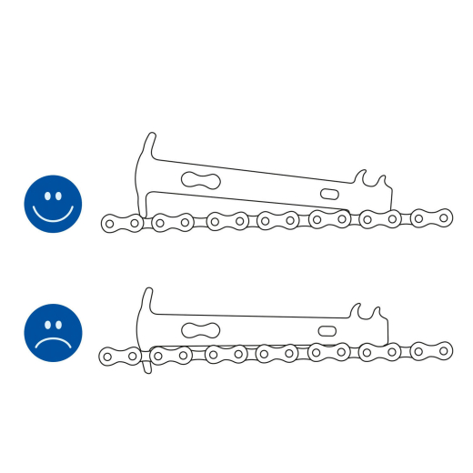 Mighty Kettenmesslehre f�r Stahl und Alu Ritzel