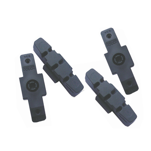 Magura Bremsbel�ge Set (4 St�ck) einzeln unbeschichtete Felgenoberfl�chen schwarz