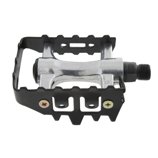 MTB-Pedal Stahlk�fig Cr-Mo Achse, Kunststoffk�rper, Stahlk�fig