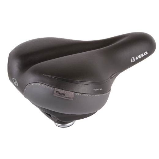 VELO-Sattel AIR f�r normale Pumpe ELASTOMERSHOCK-ABSORBING schwarz