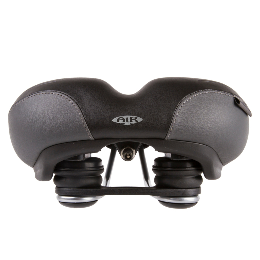 VELO-Sattel AIR f�r normale Pumpe ELASTOMERSHOCK-ABSORBING schwarz