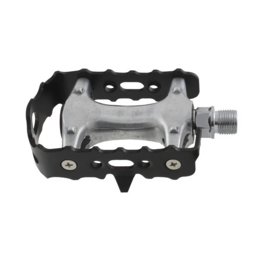 Pedale MTB PL-1063 Aluk�fig gedichte, verchromte CrMo-Achse schwarz