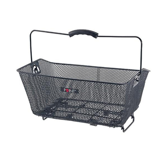 Point Hinterradkorb mit Gep�cktr�ger- Klemmung, 40X30x17 cm, engmaschig