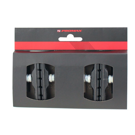 Promax V-Brake Bremsschuhe 4er Set mit gewinde 70 mm, schwarz