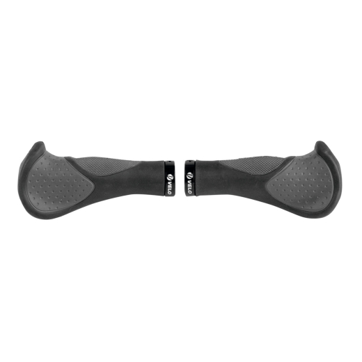 Handgriffe GR-S22 Ergonomic gro�e Auflage /grau 140 mm schwarz