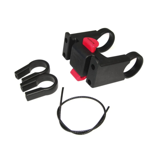 Klickfix Lenkeradapter ohne Schloss 22- 31,8mm, mit Standard + Oversizehalter