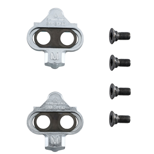 Shimano Schuhplatten SM-SH 56 silber mehrfacher Ausstieg ohne Gegenplatte