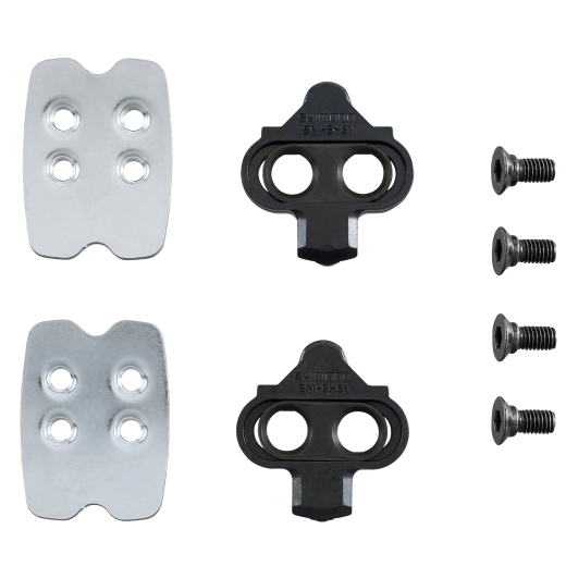 Shimano Schuhplatten SM-SH 51 Einfacher Ausstieg mit Gegenplatten