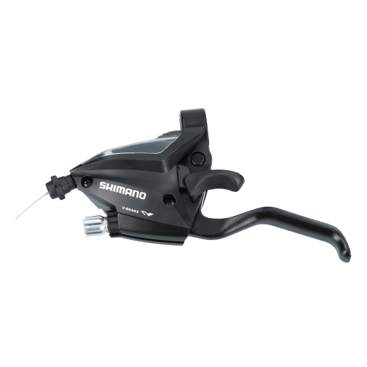 Shimano S+B-Hebel ST-EF 5 2-Finger 3-fach links- V-Brake- 1800mm- schwarz