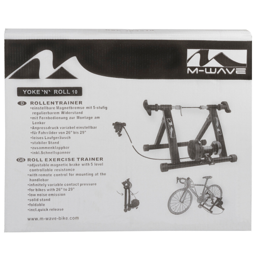 M-Wave Rollentrainer YokeN Roll 10 f�r 26-29 mit Schnellspanner schwarz
