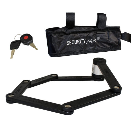 Security Faltschloss 850 lang Schl�ssel mit LED Gew 700 g schwarz