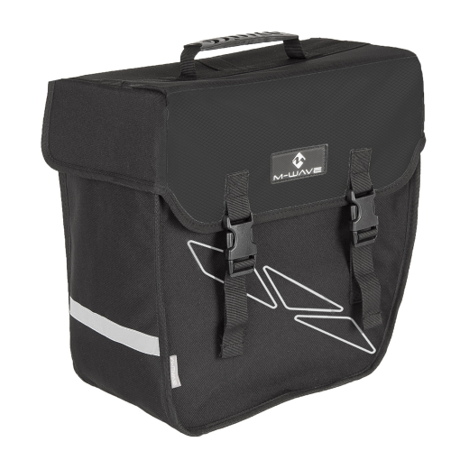 M-Wave Seitentasche Rechts Amsterdam schwarz/silber Volumen: ca 18 Liter