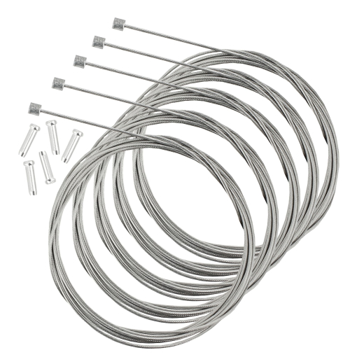 5er Set Schaltinnenzug 2250 mm Edelstahl inkl 5 Endh�lsen