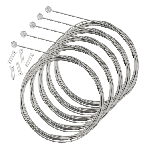 5er Set Bremsinnenzug 2000 mm Edelstahl inkl 5 Endh�lsen