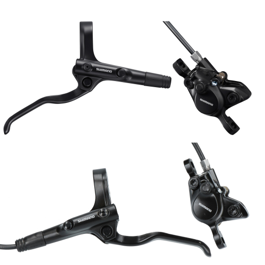 Shimano Scheibenbremsen Set BR-MT200 Hydraulisch Vorderrad 100mm und Hinterrad 170mm