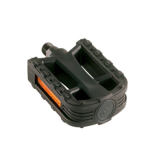 Point City-/Komfort-Pedale 'Gummikralle' Cromo-Achse Anti-Rutsch-Auflage schwarz