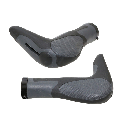 Point Griffe Bar Grips Hitch GR-G16 /grau mit integrierten Barends schwarz