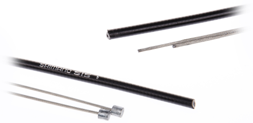 Shimano Schaltkabel-Set SIS 40 f�r Vorderrad+Hinterrad schwarz