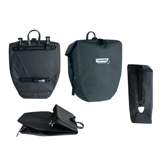 B�chel Gep�cktr�gertasche wasserdicht 25,4L, 65,5x30x15cm schwarz