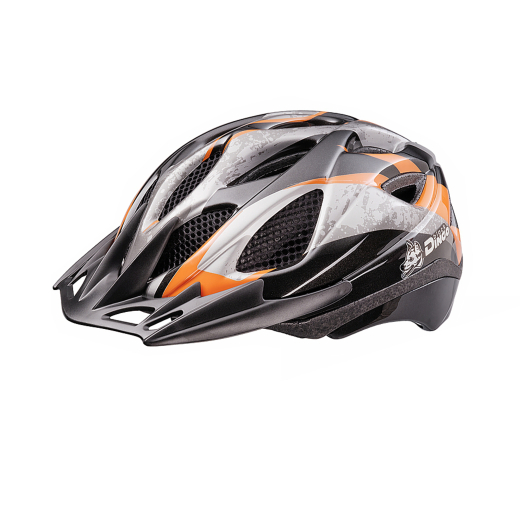 KED Tronus Black Dingo orange (55-63 cm) Fahrradhelm