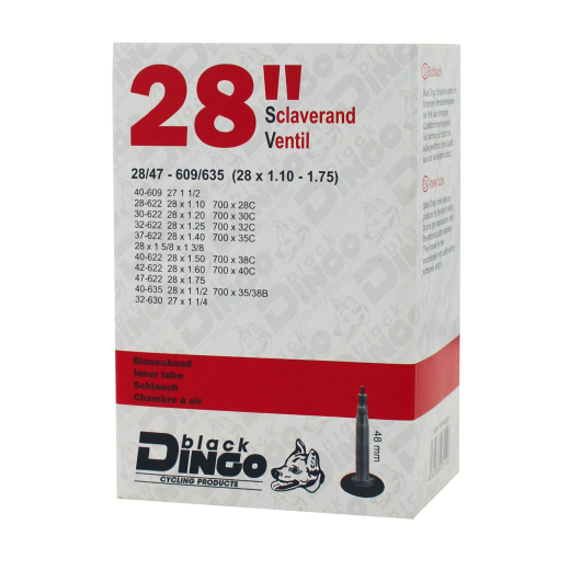 BDCP 28 Zoll SV Qualit�ts Fahrradschlauch 28/47-609/635 (28x1 5/8 x 1 3/8) SV48mm