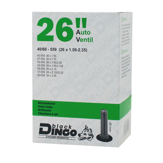 BDCP 26 Zoll AV Qualit�ts Fahrradschlauch 26x1 50-2 35 40/60-559 AV48mm