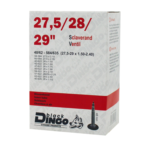 BDCP 27,5/28/29 Zoll SV Qualit�ts Fahrradschlauch 40/62-584/635 SV48mm