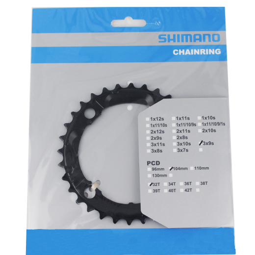 Shimano Kettenblatt f�r FC-M590 32 Z�hne, schwarz