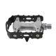 Pedale MTB PL-1063 Aluk�fig gedichte, verchromte CrMo-Achse schwarz