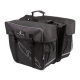 M-Wave Zweifachpacktasche Amsterdam schwarz/silber ca 30 ltr