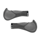 Handgriffe GR-S22 Ergonomic gro�e Auflage /grau 140 mm schwarz
