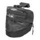 M-Wave Tilburg Loch Satteltasche 180x115mm schwarz/anthrazit mit CLIP-ON Halter