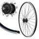 B�rwinkels 28 Zoll Vorderrad 19-622 CUT19 f�r Felgenbremse mit �sen Shimano Nabendynamo DH3N72 6V/3W Schnellspanner Speichen schwarz