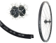B�rwinkels 26 Zoll Vorderrad 21-559 DH21 schwarz Disk mit �sen Shimano M475 6-Loch Schnellspanner Speichen Silber