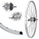 B�rwinkels 28 Zoll Hinterrad 19-622 CUT19 Silber mit �sen 36L Shimano Nexus 7-Gang R�cktritt Speichen Nirosta 2mm Silber