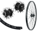 B�rwinkels 27,5 Zoll Vorderrad 21-584 DH21 schwarz Disk mit �sen 36L Shimano Nabendynamo DH-T4050 Centerlock Disc Schnellspanner 1,5W Speichen Nirosta 2mm schwarz