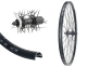 B�rwinkels 29 Zoll 25-622 Hinterrad DH25 mit �sen Shimano QC400 Centerlock Disc Schnellspanner 8-11 Fach Speichen schwarz