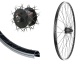 B�rwinkels 28 Zoll Vorderrad 19-622 DMC19 mit �sen f�r Felgenbremse Shimano Nabendynamo DHC30003 6V/3W Schnellspanner Speichen schwarz