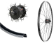B�rwinkels 28 Zoll Vorderrad 19-622 CUT19 mit �sen f�r Felgenbremse Shimano Nabendynamo DHC30003 6V/3W Schnellspanner Speichen schwarz