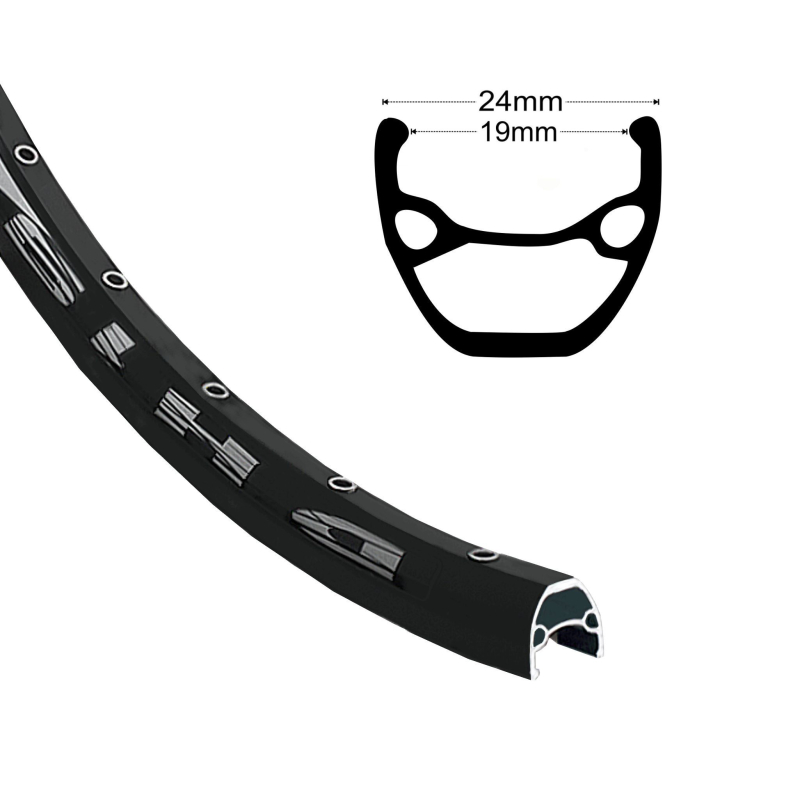 Artikelbild zu Felge 28'' 19-622 BDCP DH19 schwarz 36 Loch m.�sen Disk VL8,5