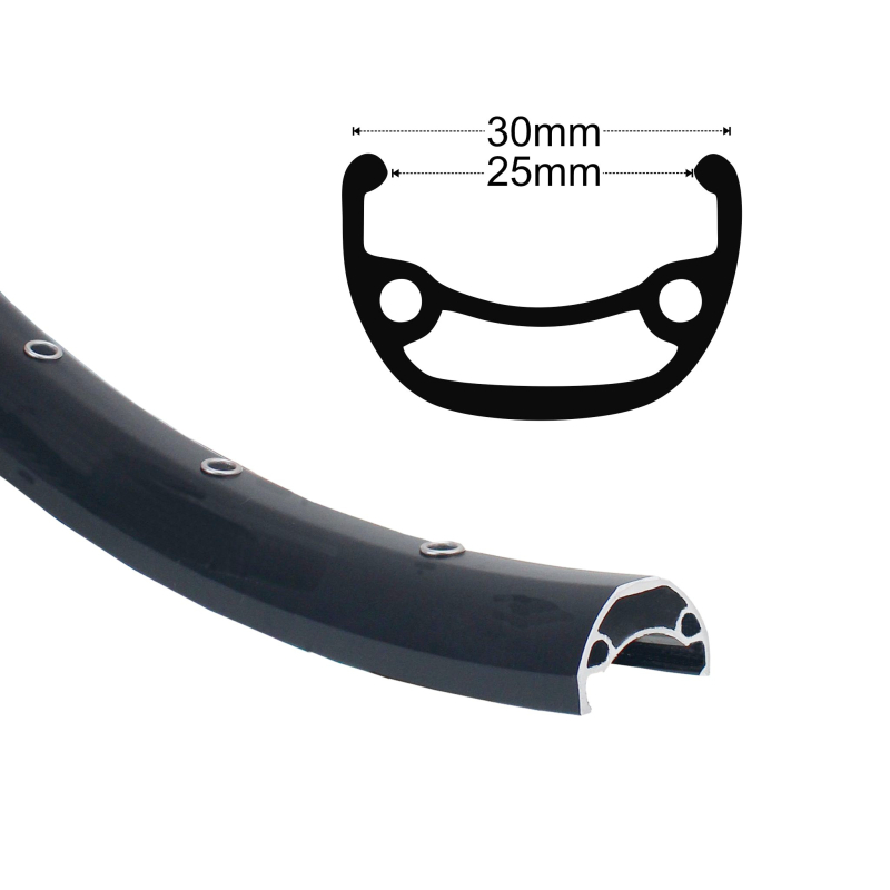 Artikelbild zu Felge 27,5'' 25-584 EXAL BE25 schwarz 36Loch geöst Disk VL 8,5 F2