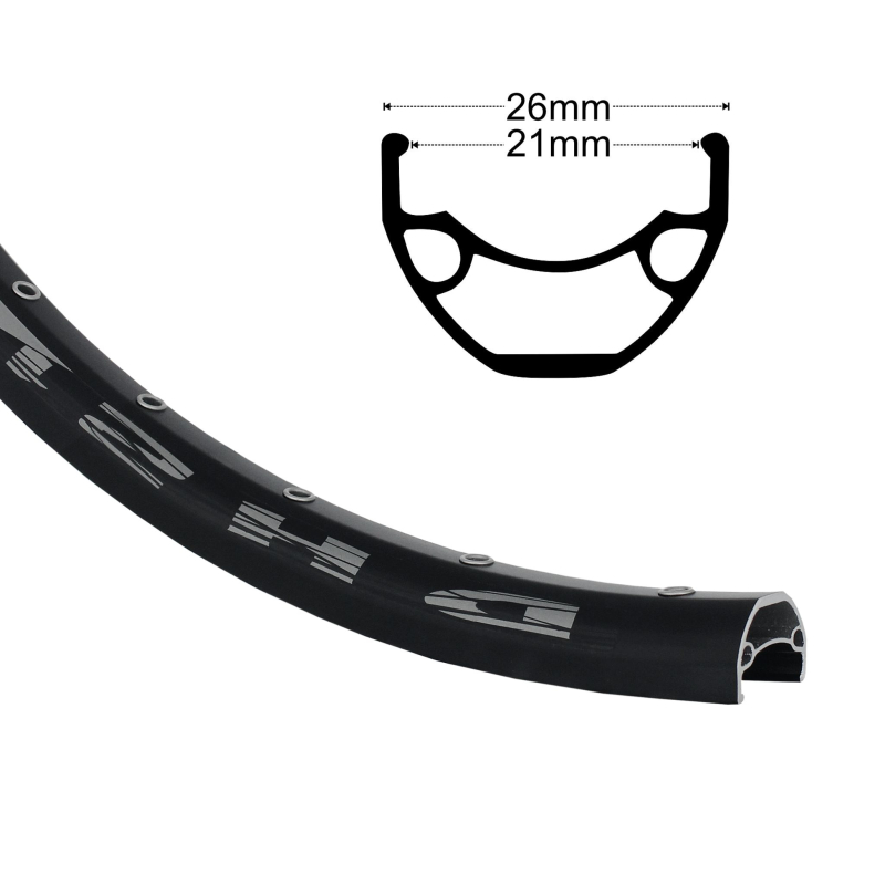 Artikelbild zu Felge 27,5'' 21-584 BDCP DH21 schwarz 32 Loch m.�sen Disk VL8,5