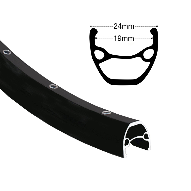 Artikelbild zu Felge 26'' 19-559 EXAL BE19 schwarz 36Loch ge�st Disk VL 8,5 F2