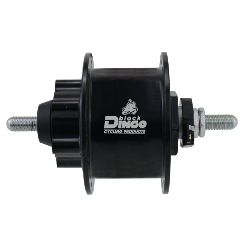 Artikelbild zu BDCP Nabendynamo 3/1 mit GW 6-Loch schwarz 36Lo 100mm, StVZO