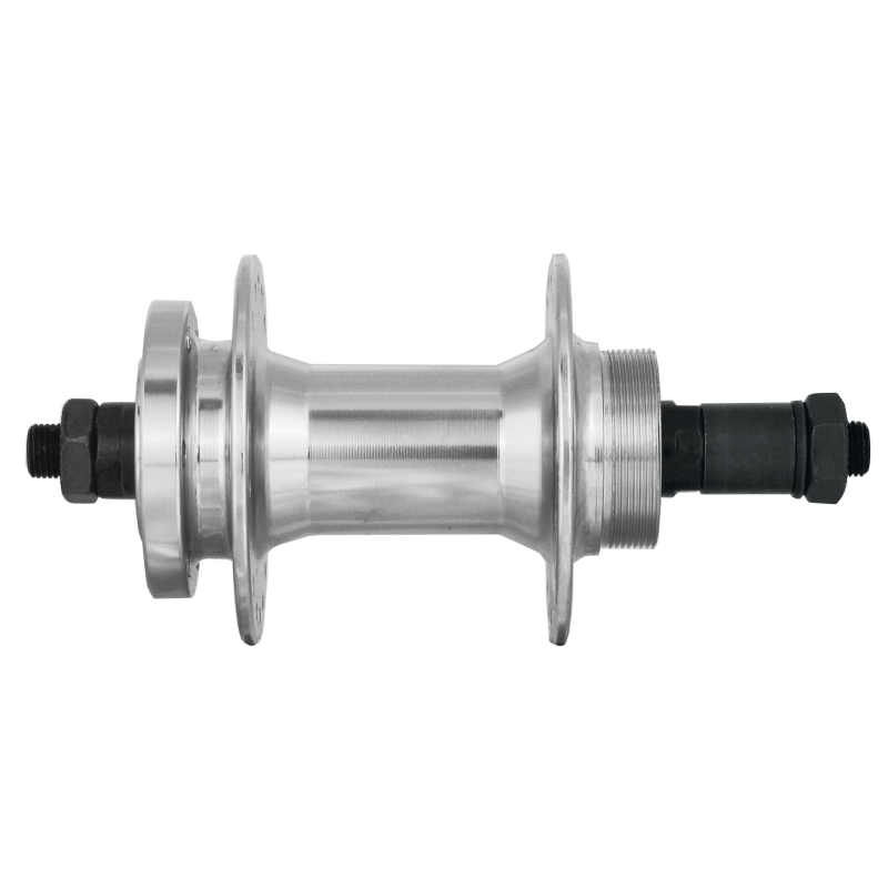 Artikelbild zu Aggro-X HR-Nabe silber Disk 6-Loch f�r 8,-9 Schraubkranz SNSP, 36Loch 135mm