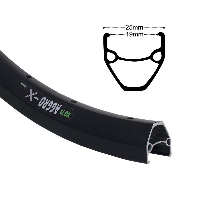 Artikelbild zu Felge 28'' 19-622 Aggro-X XD19 Disc schwarz 36 Loch o.Ösen VL 8,5