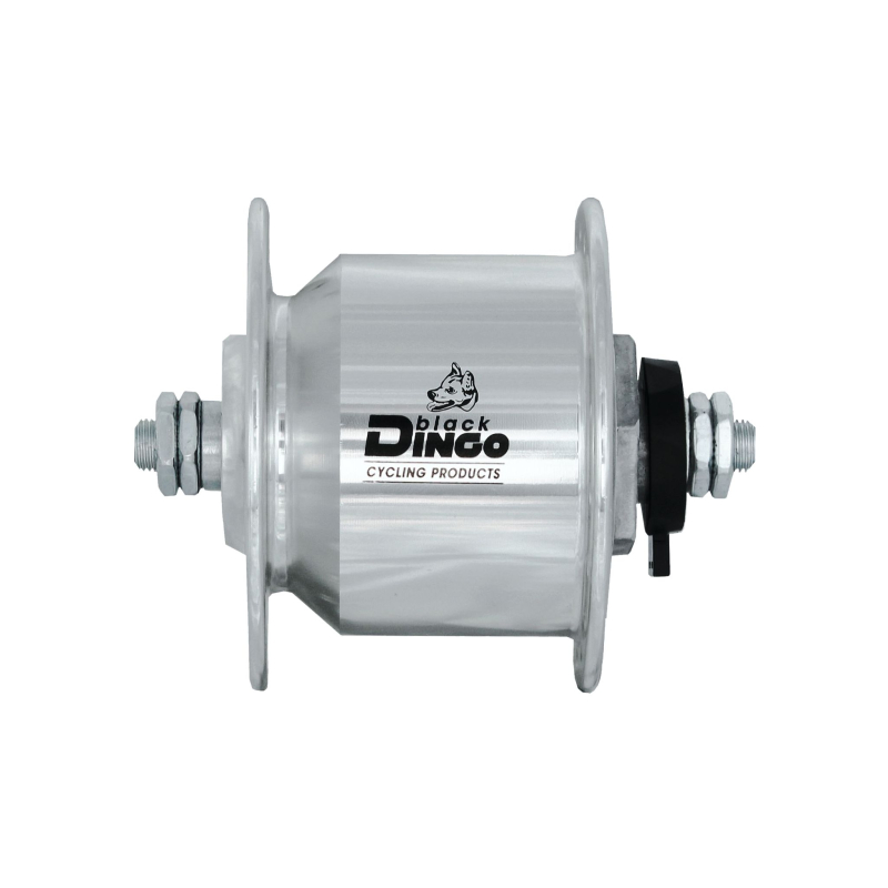 Artikelbild zu BDCP Nabendynamo Alu Schnellspann silber 36 Loch, 100mm, StVZO-Zulassung