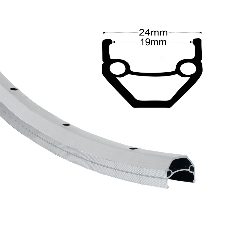 Artikelbild zu Felge 28'' 19-622 VUELTA Cut19 silber 36 Loch o.�sen geschliffen VL 8,5